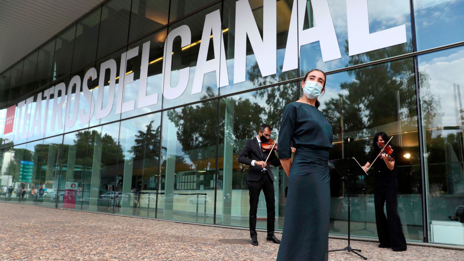 Acto de reapertura de los Teatros del Canal