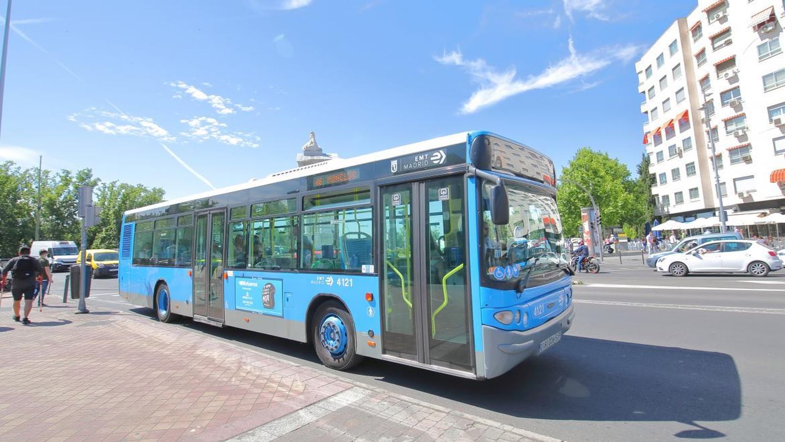 La Comunidad de Madrid inicia mañana un servicio especial de lanzadera de autobuses eléctricos