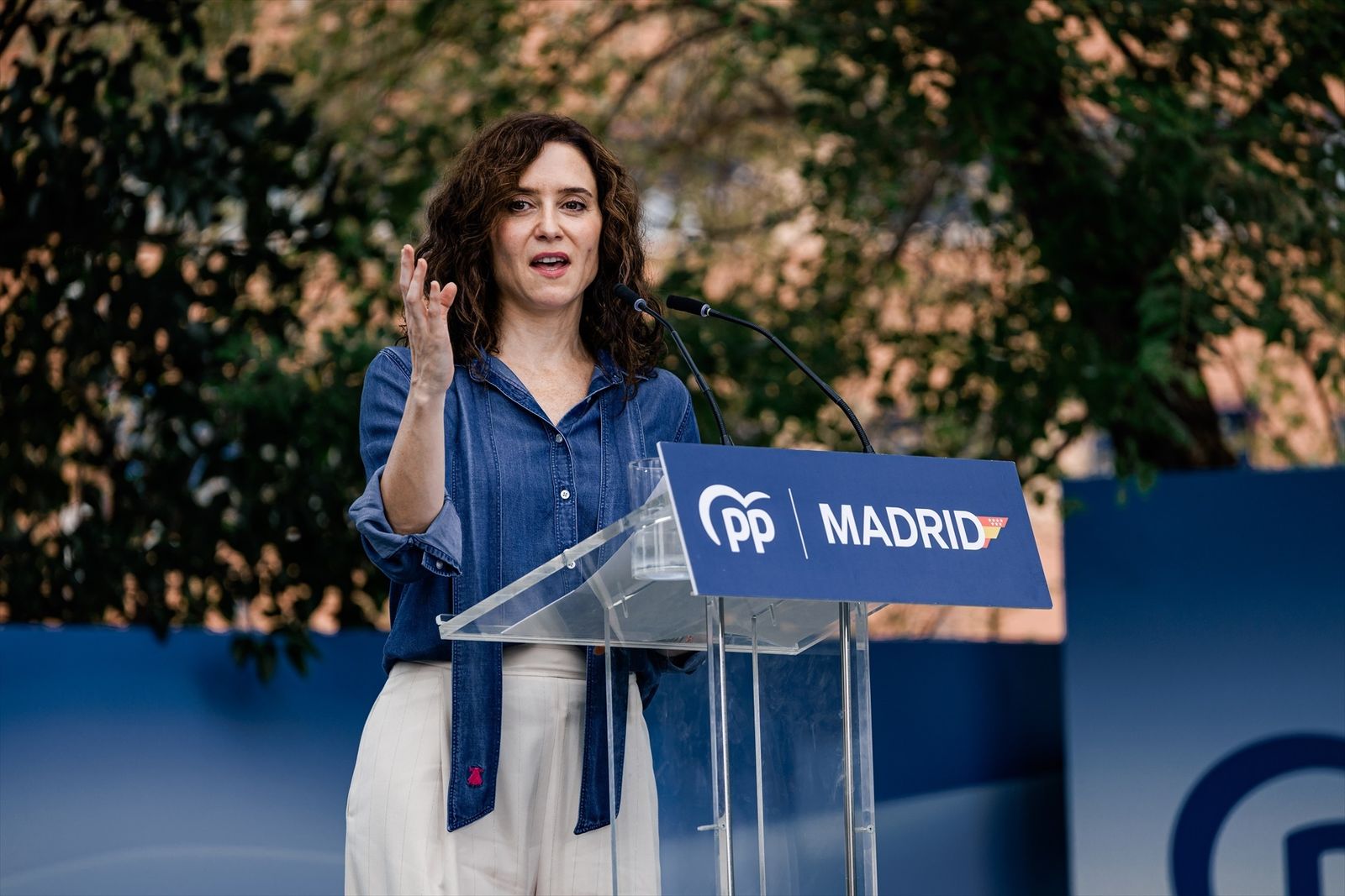 La presidenta de la Comunidad de Madrid, Isabel Díaz Ayuso