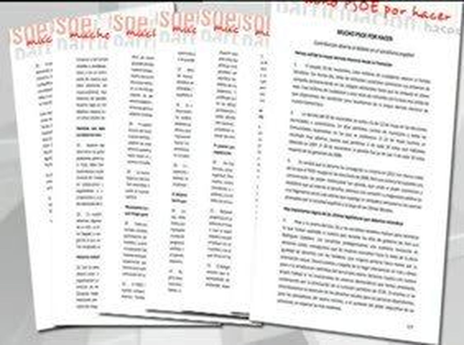 El manifiesto del PSOE