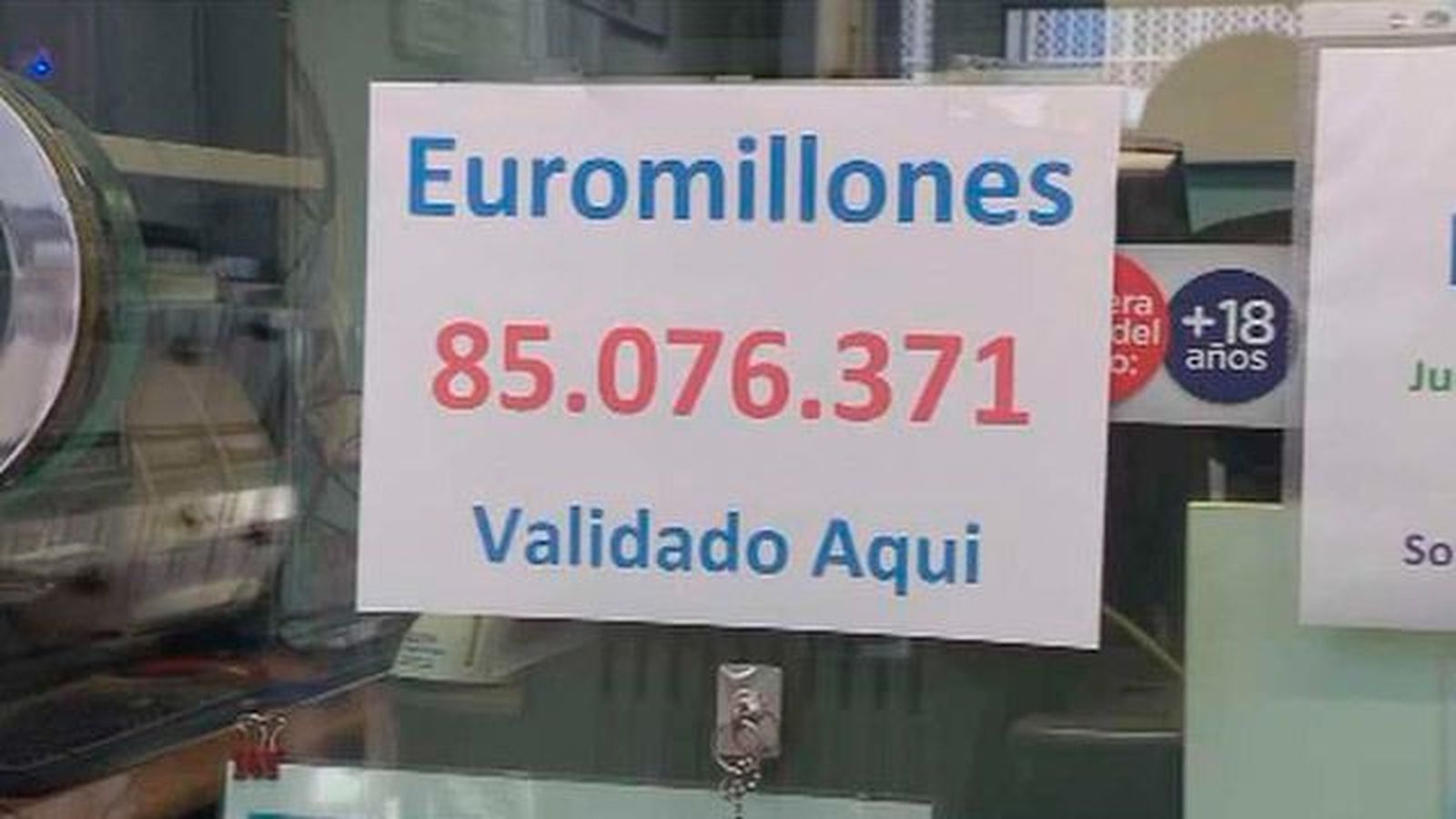 Un acertante del 'Euromillones' validado en  Coslada percibirá más de 85 millones de euros