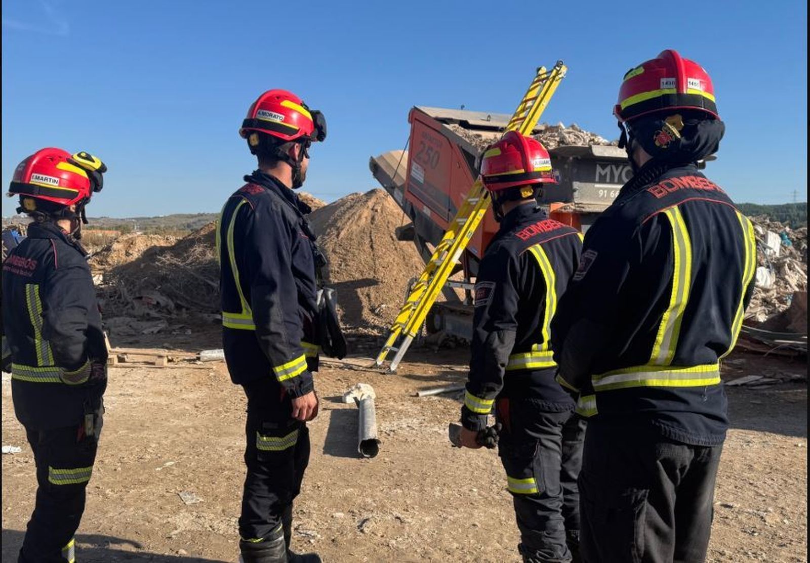 Muere un trabajador de 32 años al caer dentro de una tolva.