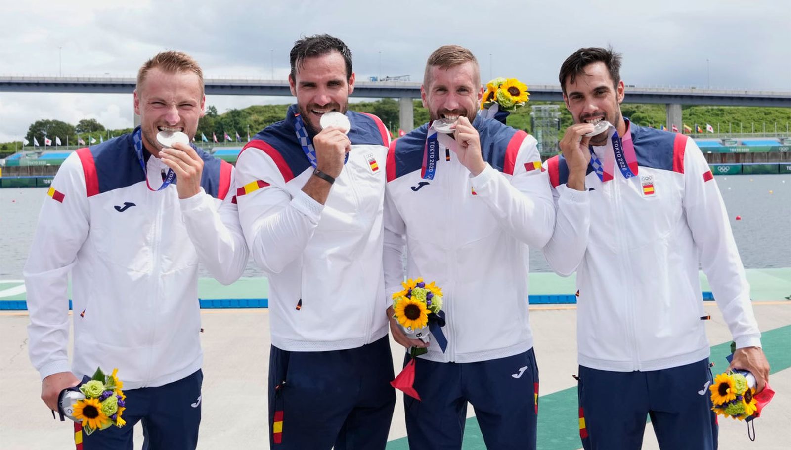 España se cuelga la plata olímpica en la final del K4 500