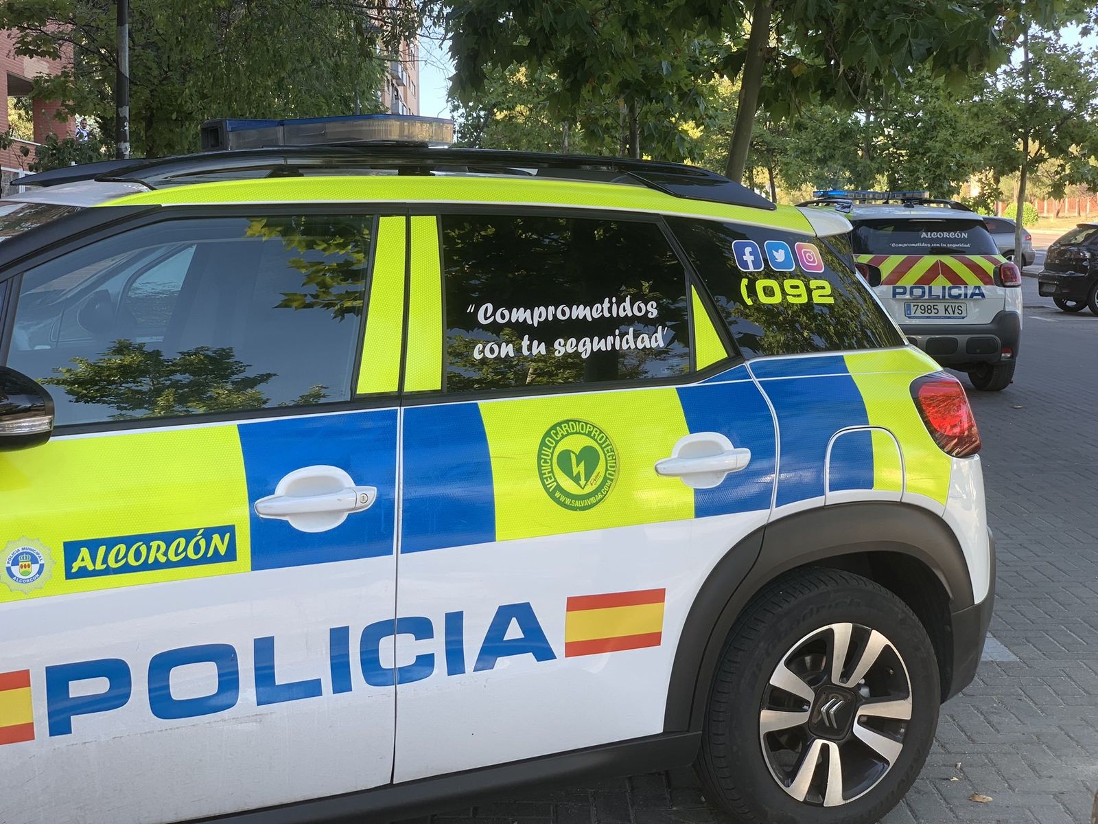 Vehículos de la Policía Local de Alcorcón