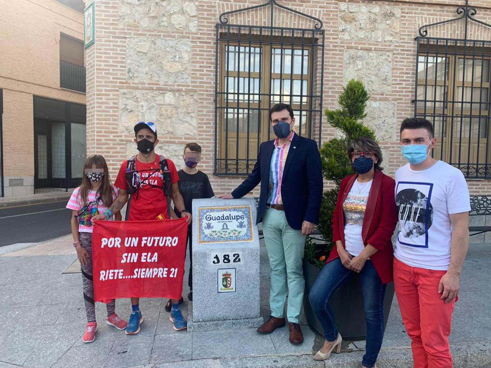 El atleta Ernesto Rando recibido en Fuensalida, Toledo