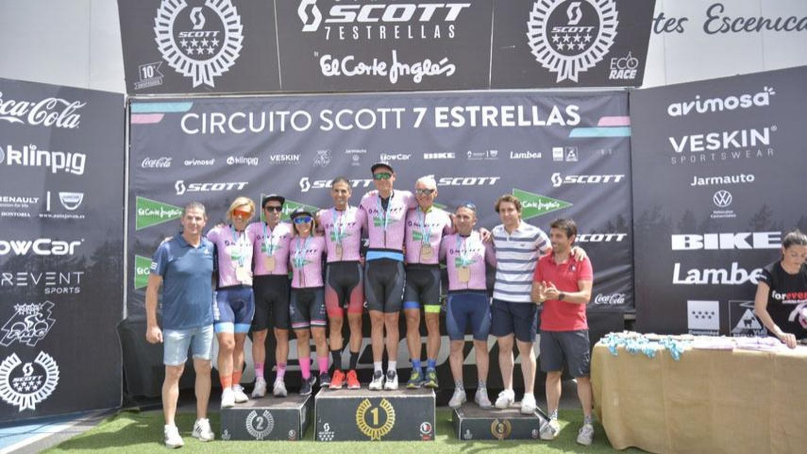 Podio de la Ruta de la Teja de Cubas de la Sagra