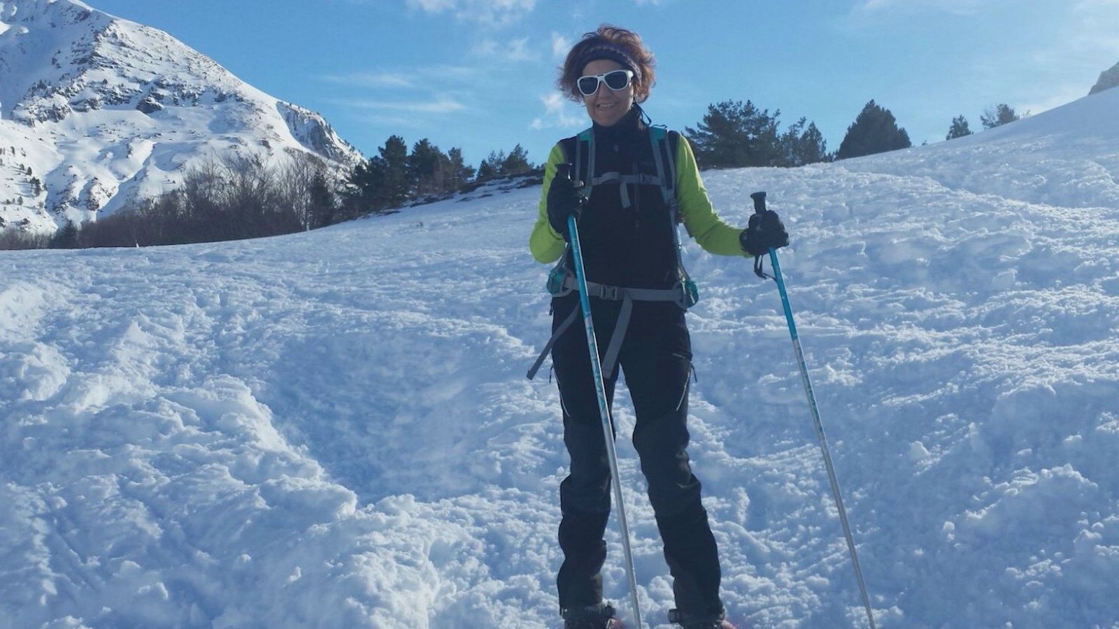 Mayte Minaya, invidente y alpinista
