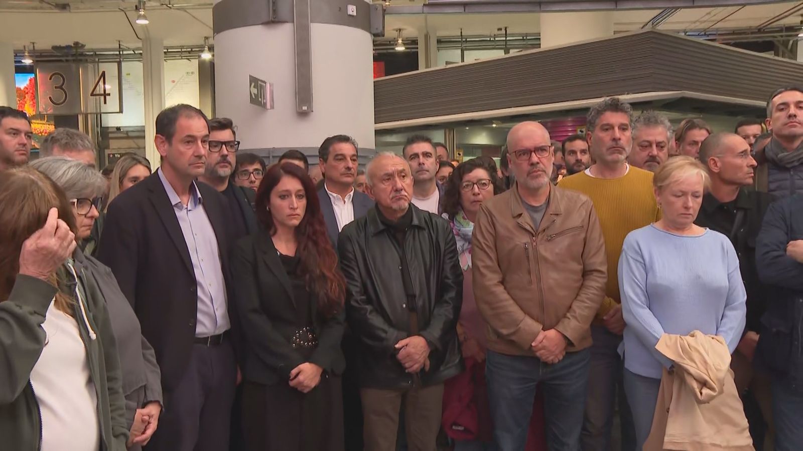 Minuto de silencio en Atocha
