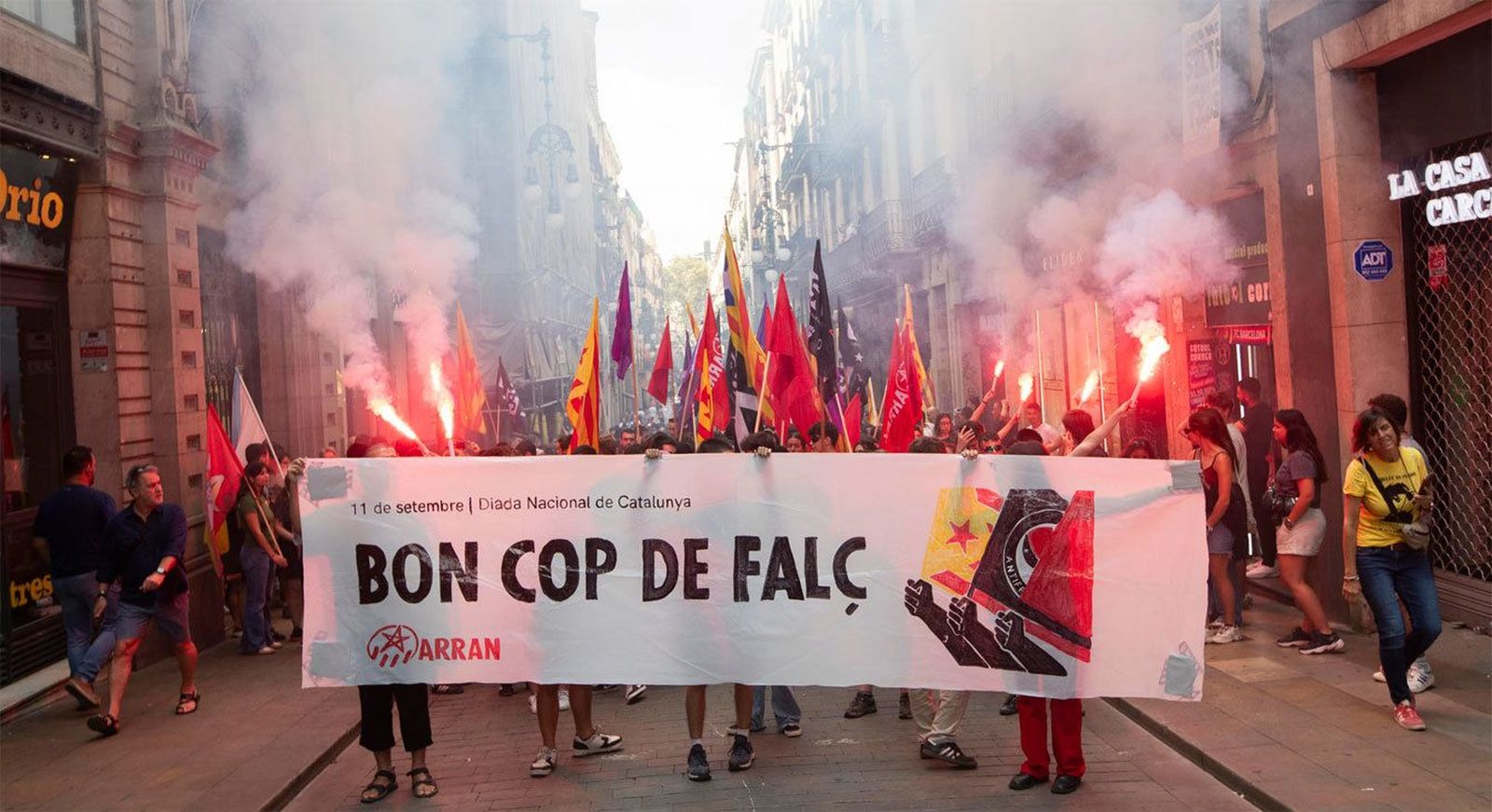 Primera Diada con Illa en la Generalitat y división entre los independentistas