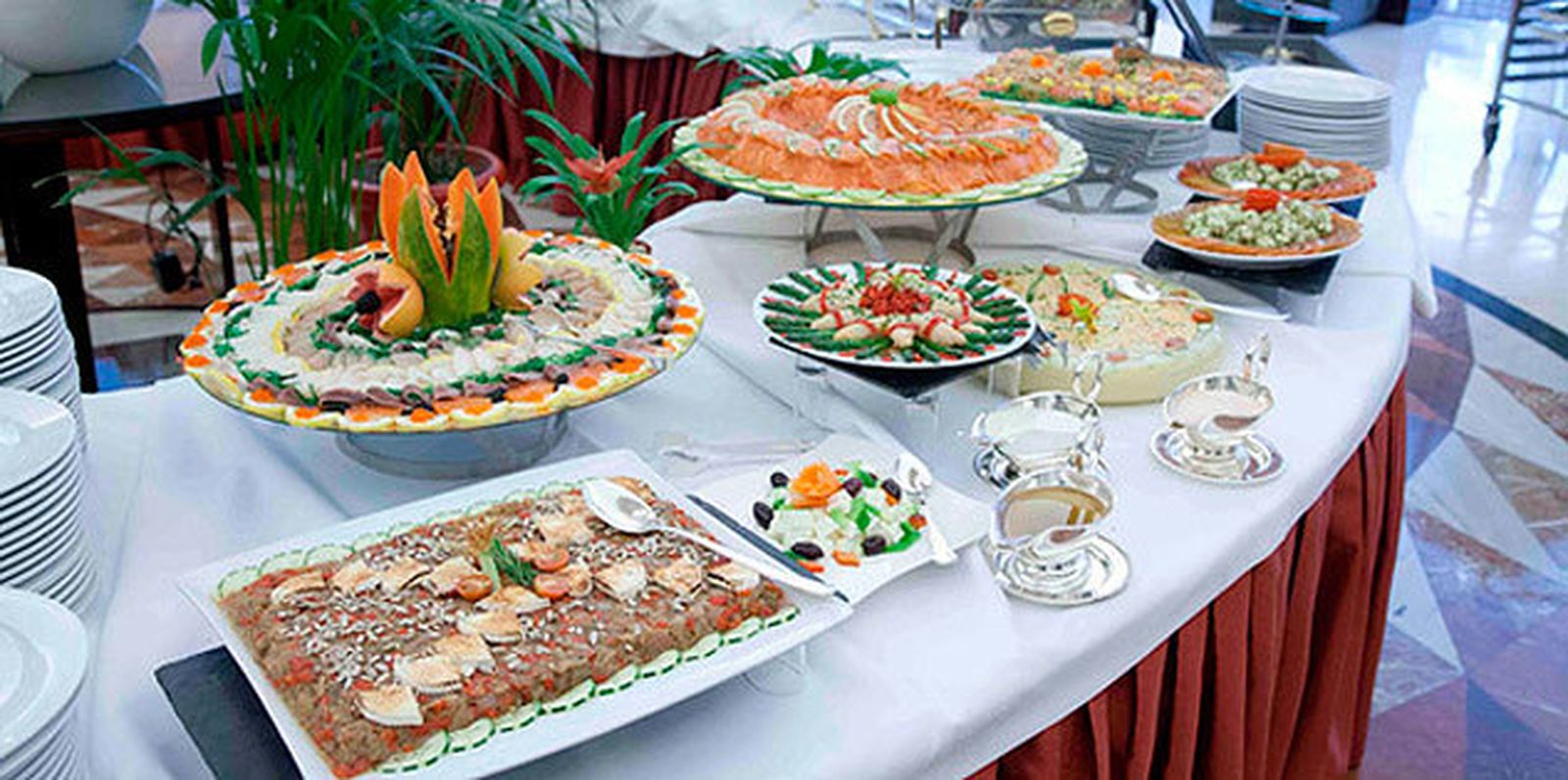 Ejemplo de brunch en el hotel Intercontinental