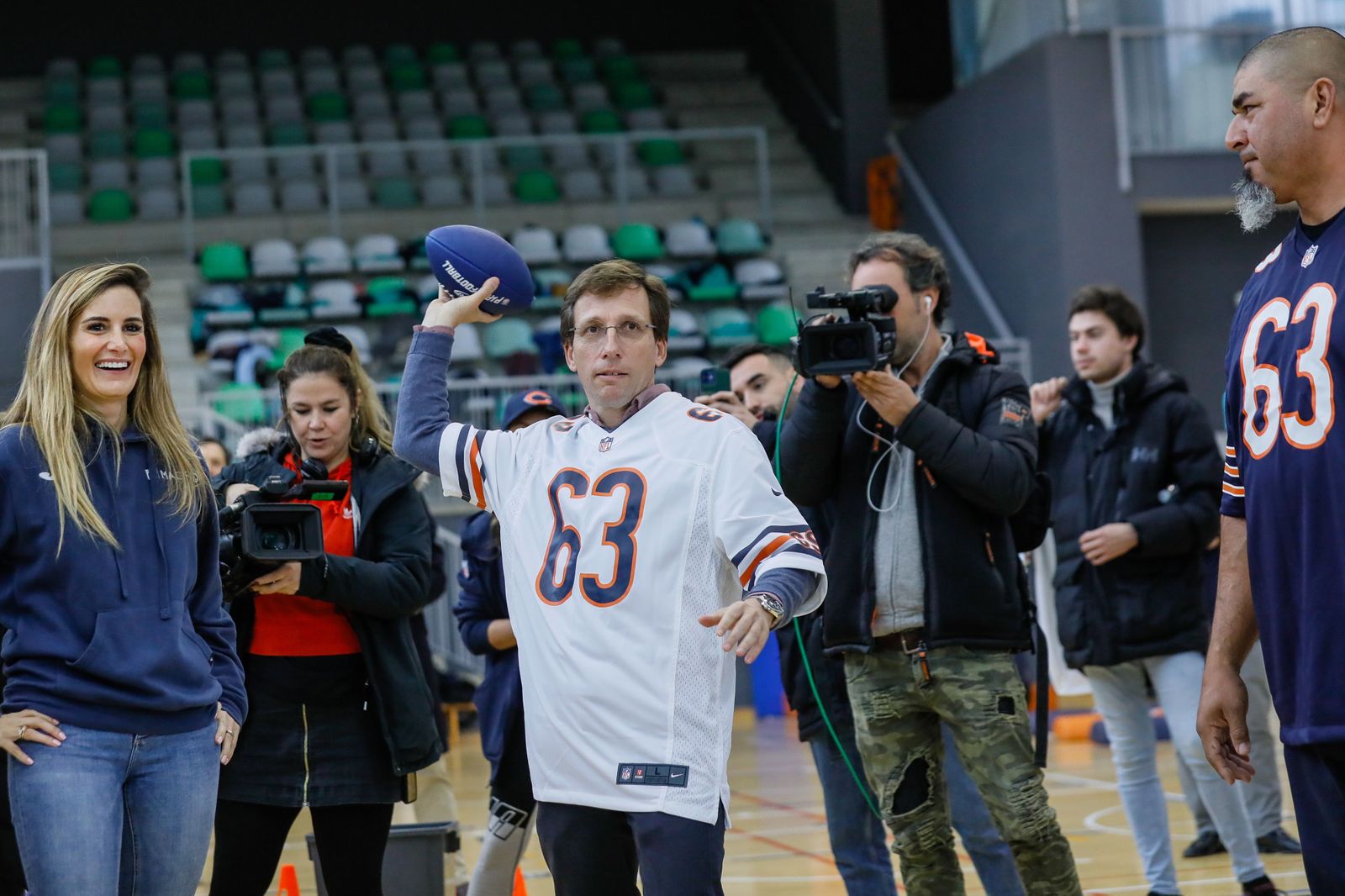 Los Chicago Bears impulsarán el fútbol americano con una nueva escuela en Madrid