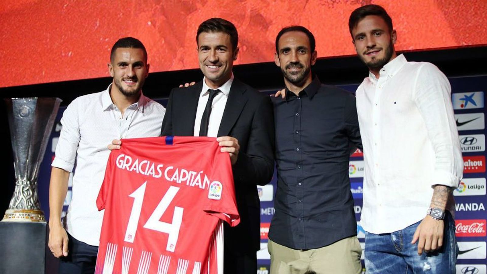 Gabi: "El escudo del Atleti lo tengo bordado en la piel"