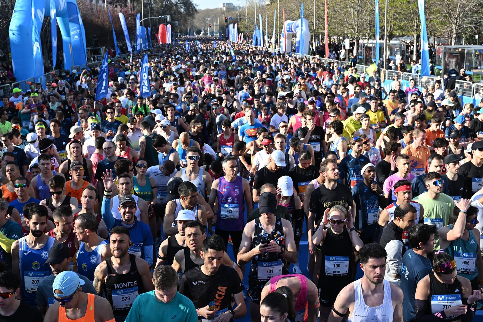 Participantes en el Medio Maratón de Madrid 2026