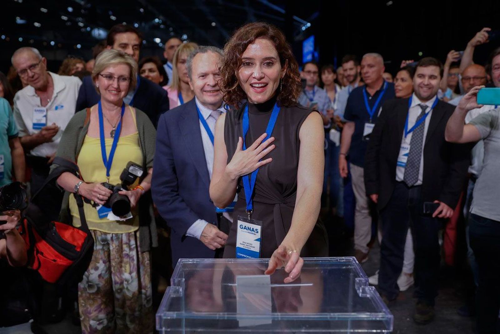 Díaz Ayuso, elegida presidenta del PP de Madrid con el 99,12% de los votos