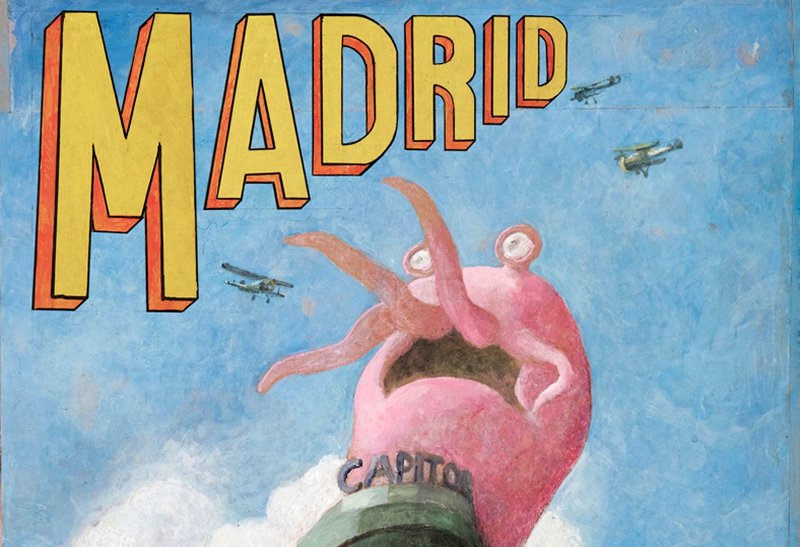 Una de la obras de la exposición 'De monstruos, humanos y otros extraños', de Javier Sáez Castán