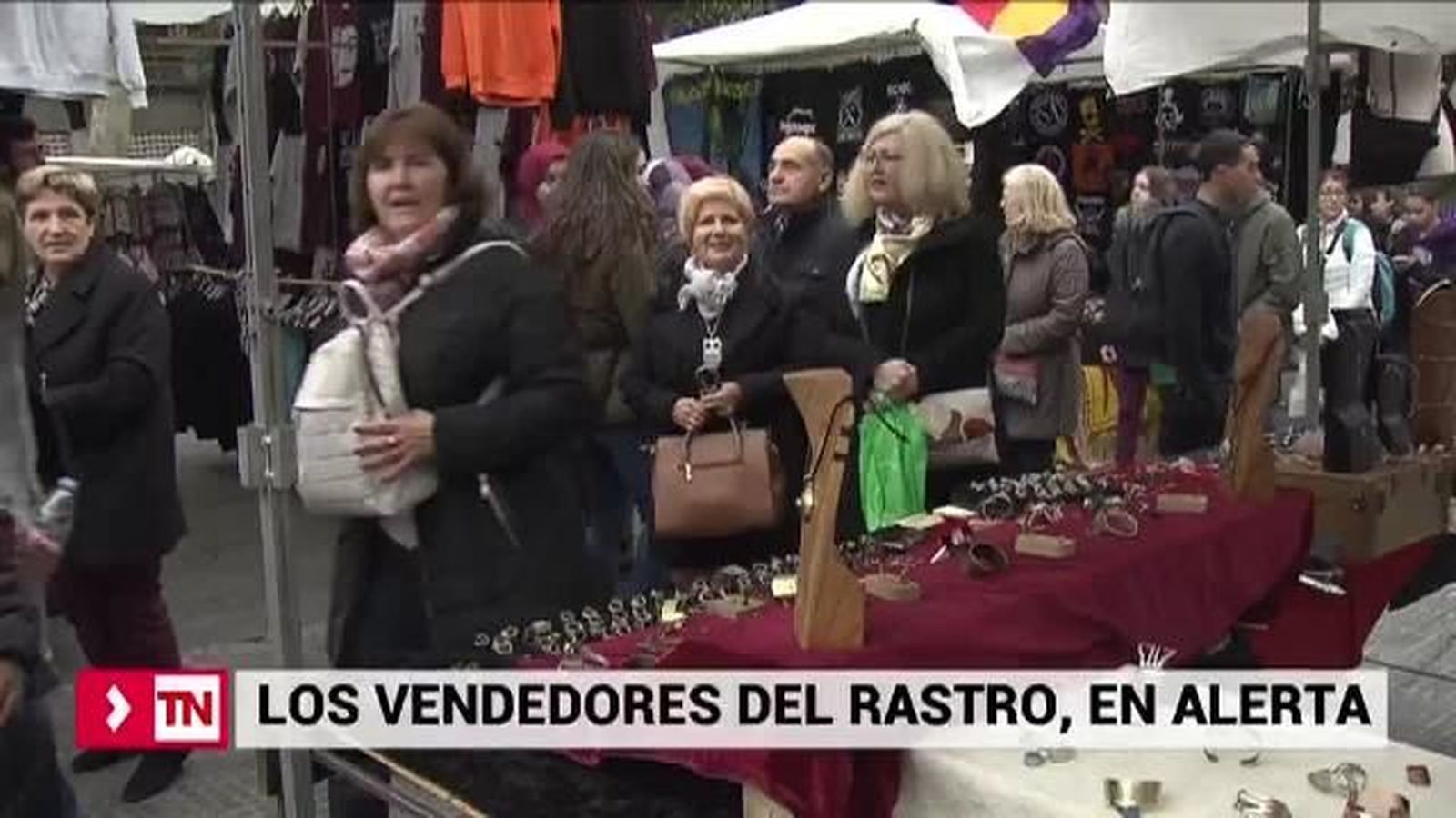 Los comerciantes del Rastro afectados por la entrada del Madrid Central