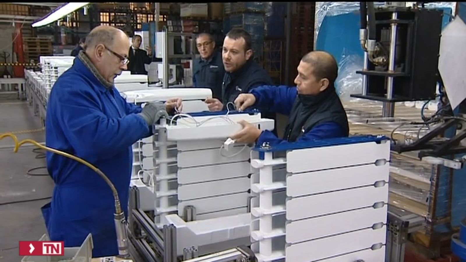 Trabajadores de 55 años