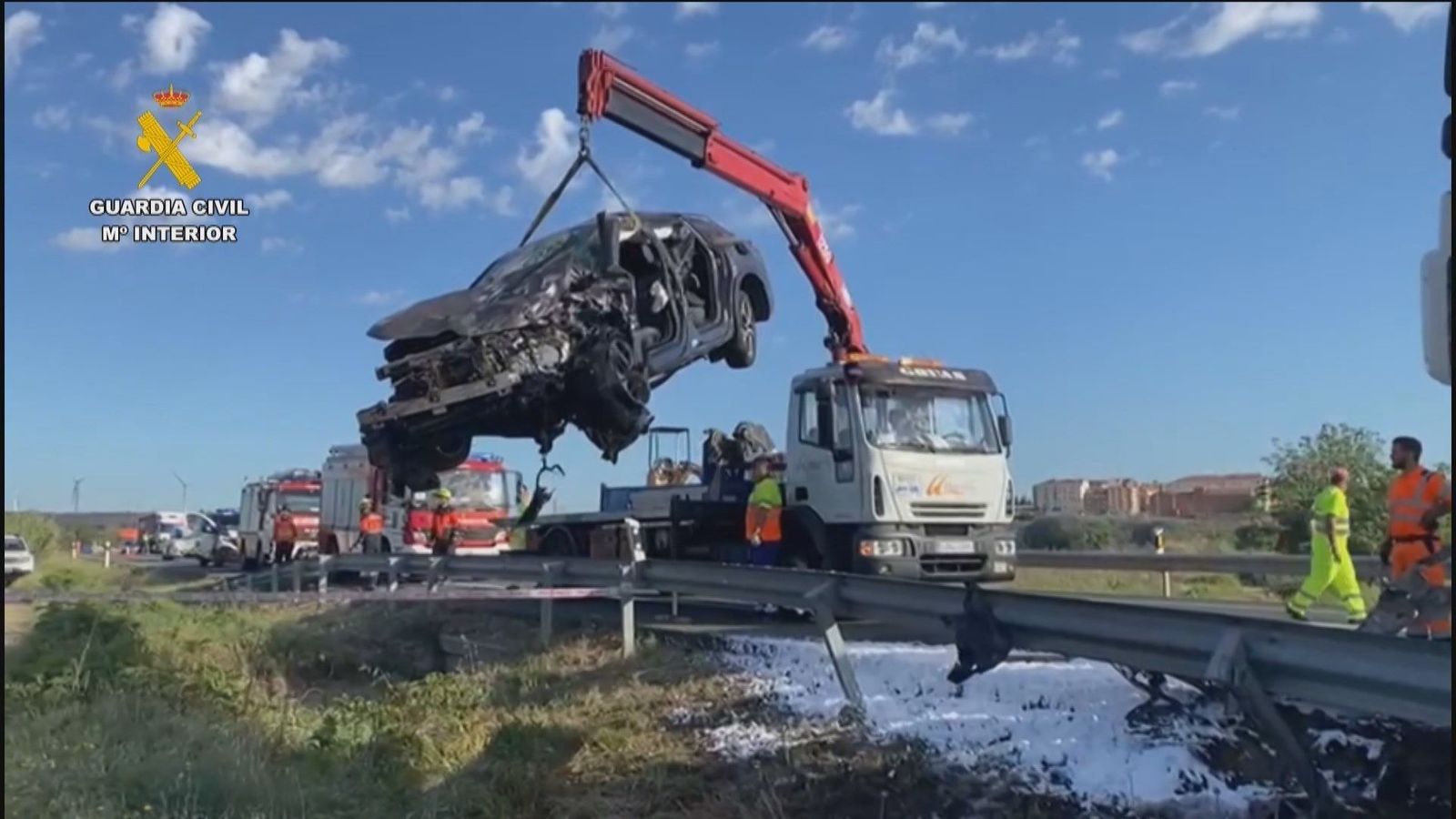 Investigado un camionero que provocó un accidente múltiple en Calahorra al circular drogado