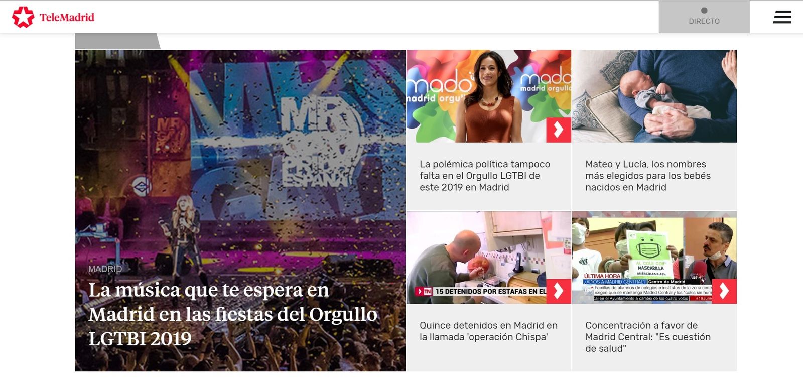 Mayo se cierra con otro récord histórico para Telemadrid.es y 2,1 millones de usuarios únicos