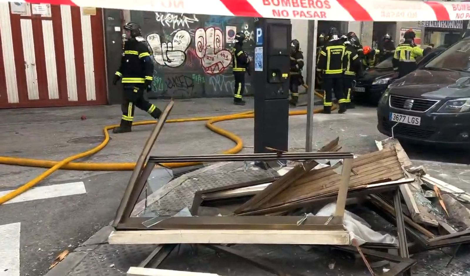 Un herido muy grave en una explosión de gas en Usera