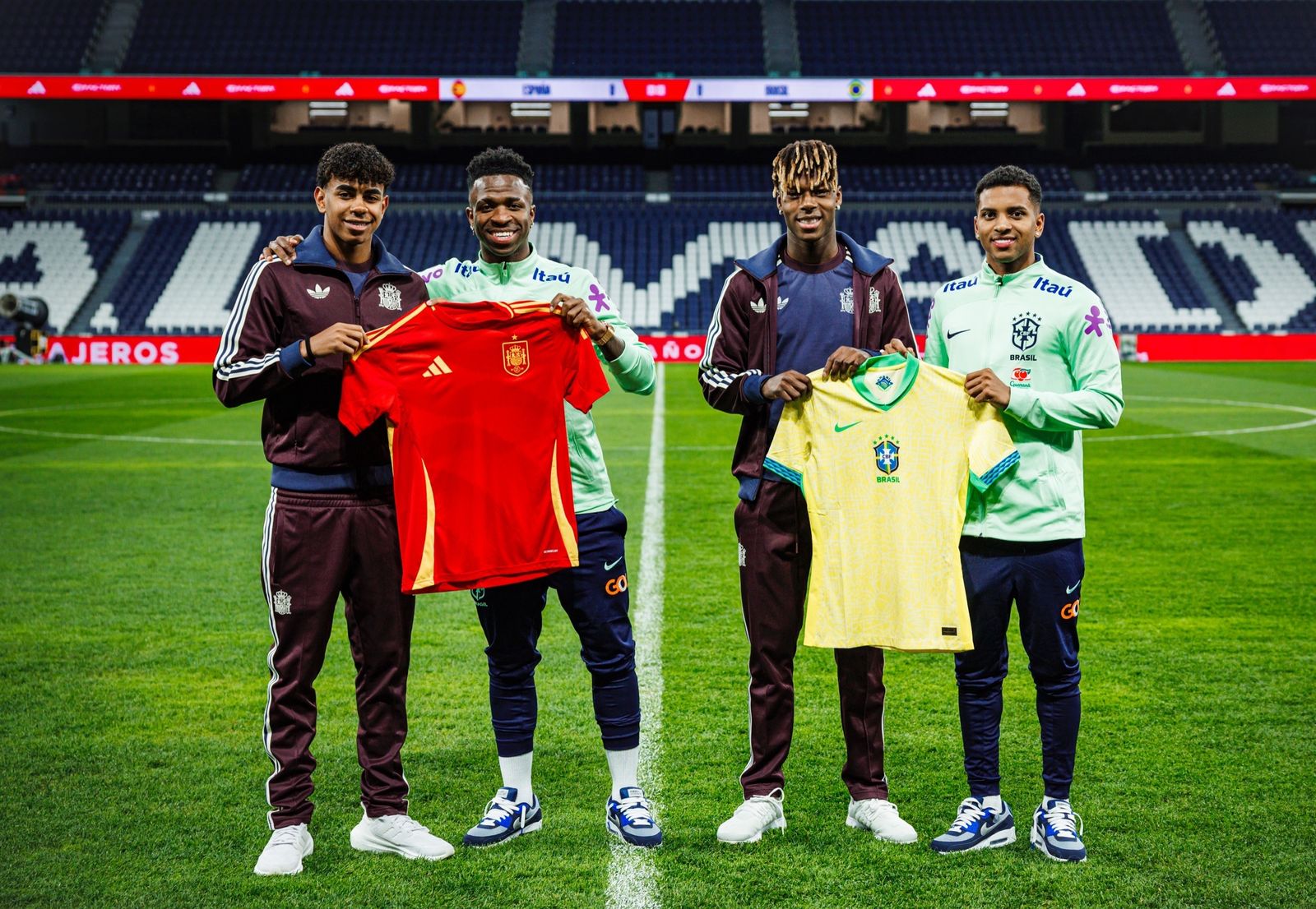 España vs Brasil, amistoso contra el racismo en el Bernabéu