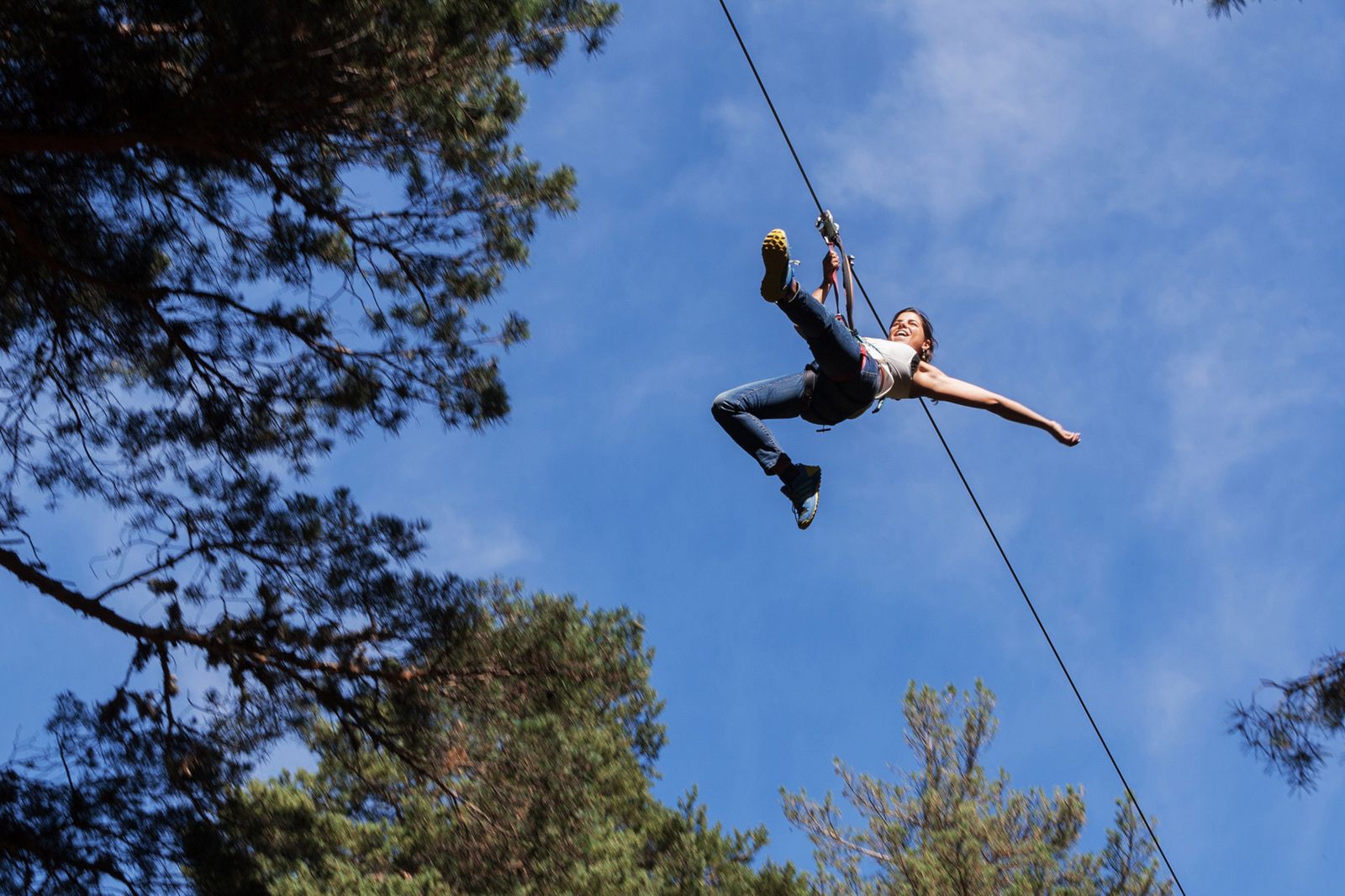 Tirolinas en Cercedilla