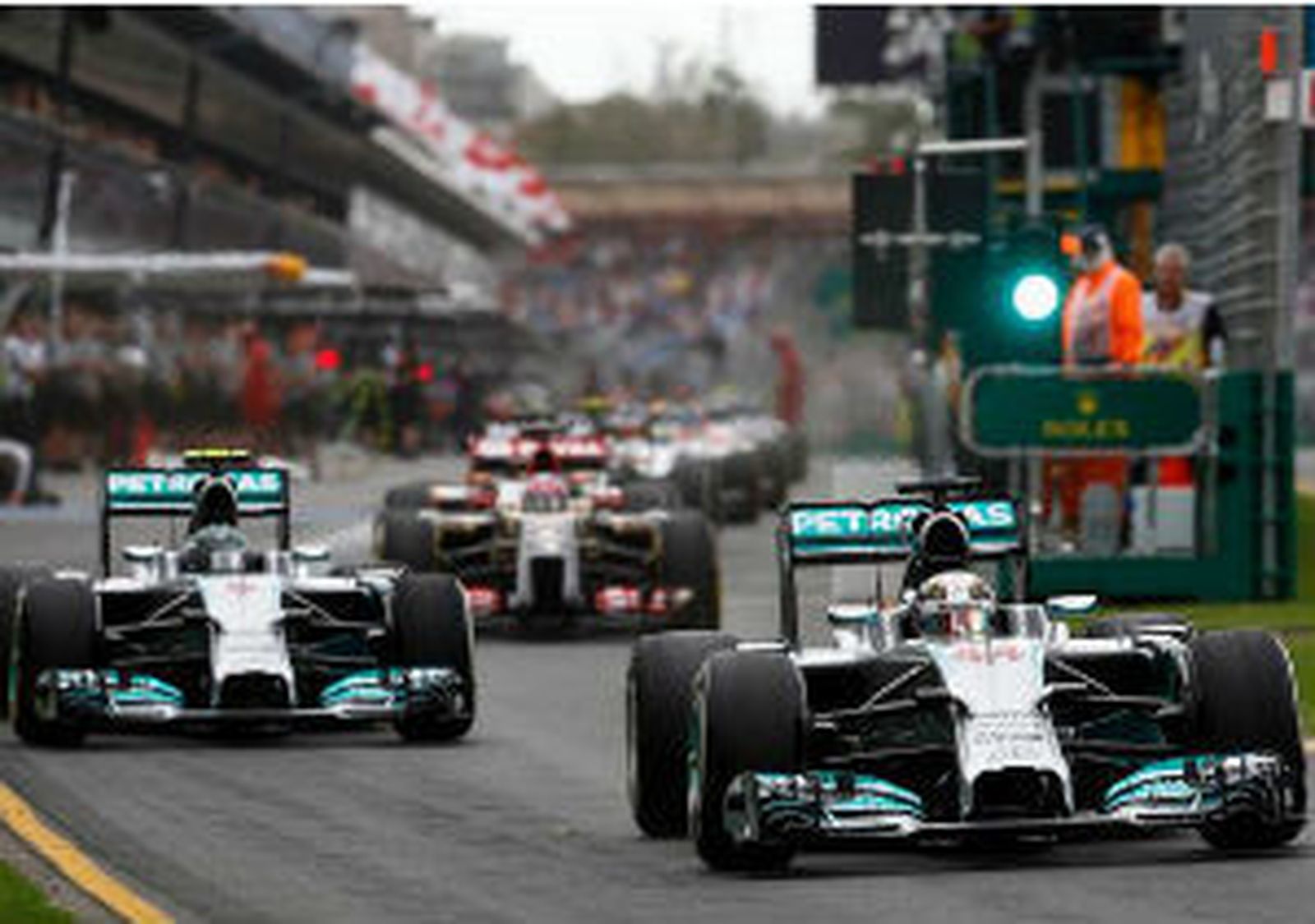 Hamilton y Rosberg