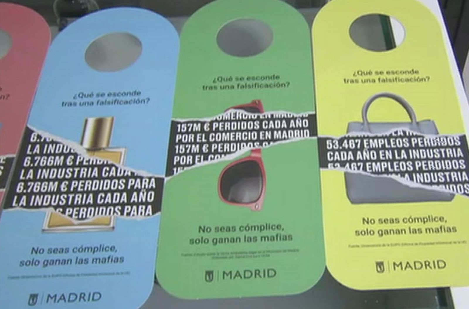 Guerra en Madrid contra los productos falsificados