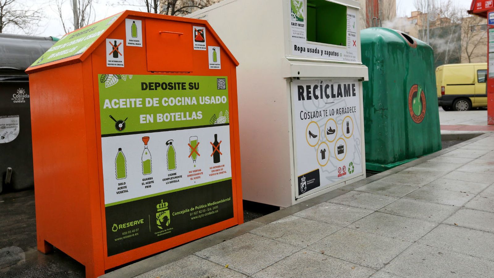 Contenedor para la recogida de aceite domestico usado