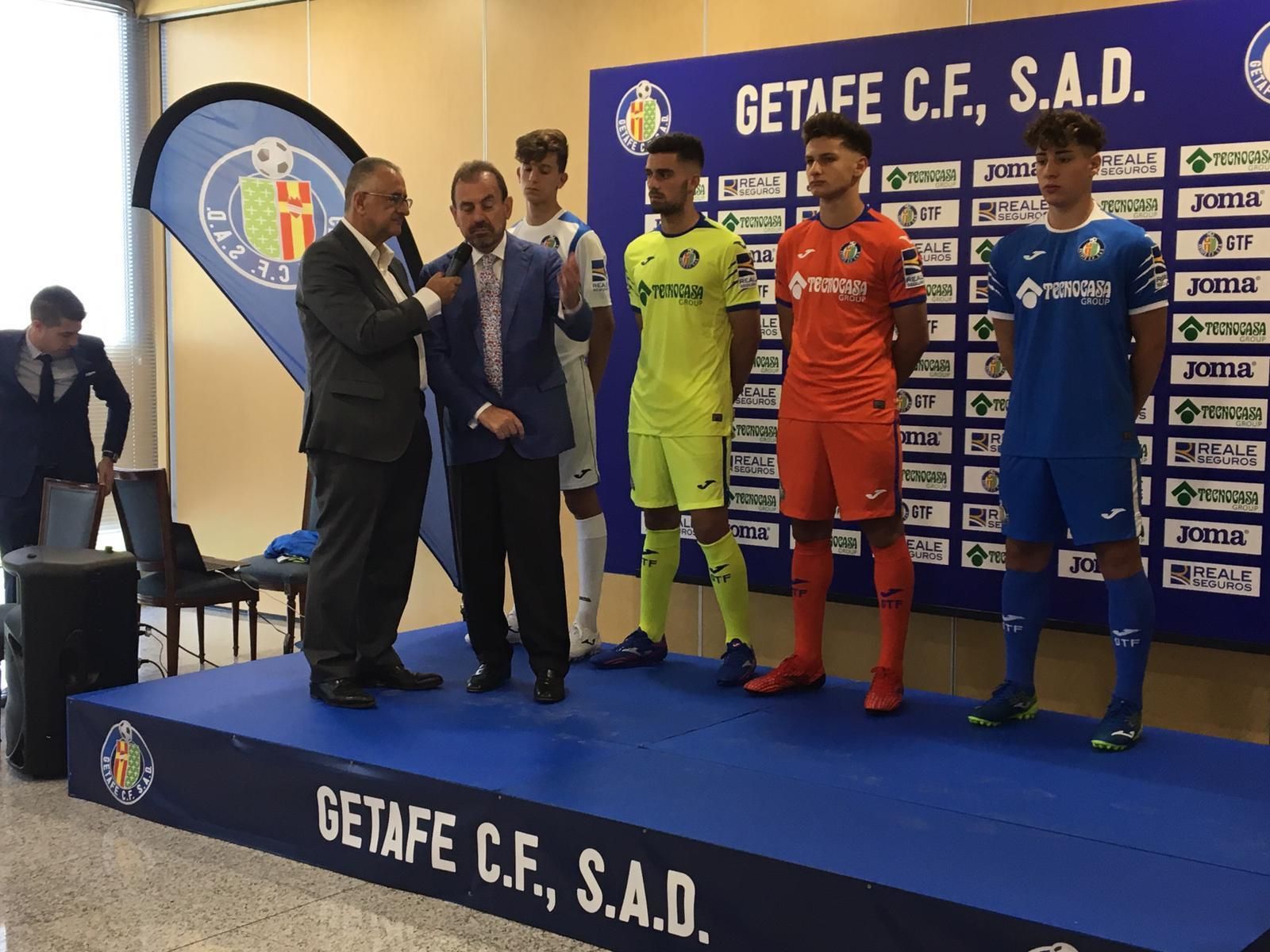 Presentación de la equipación del Getafe