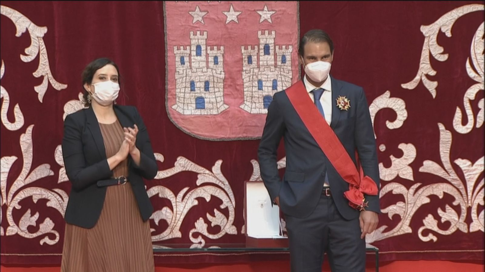 Madrid premia a Nadal con la Gran Cruz de la Orden del 2 de Mayo