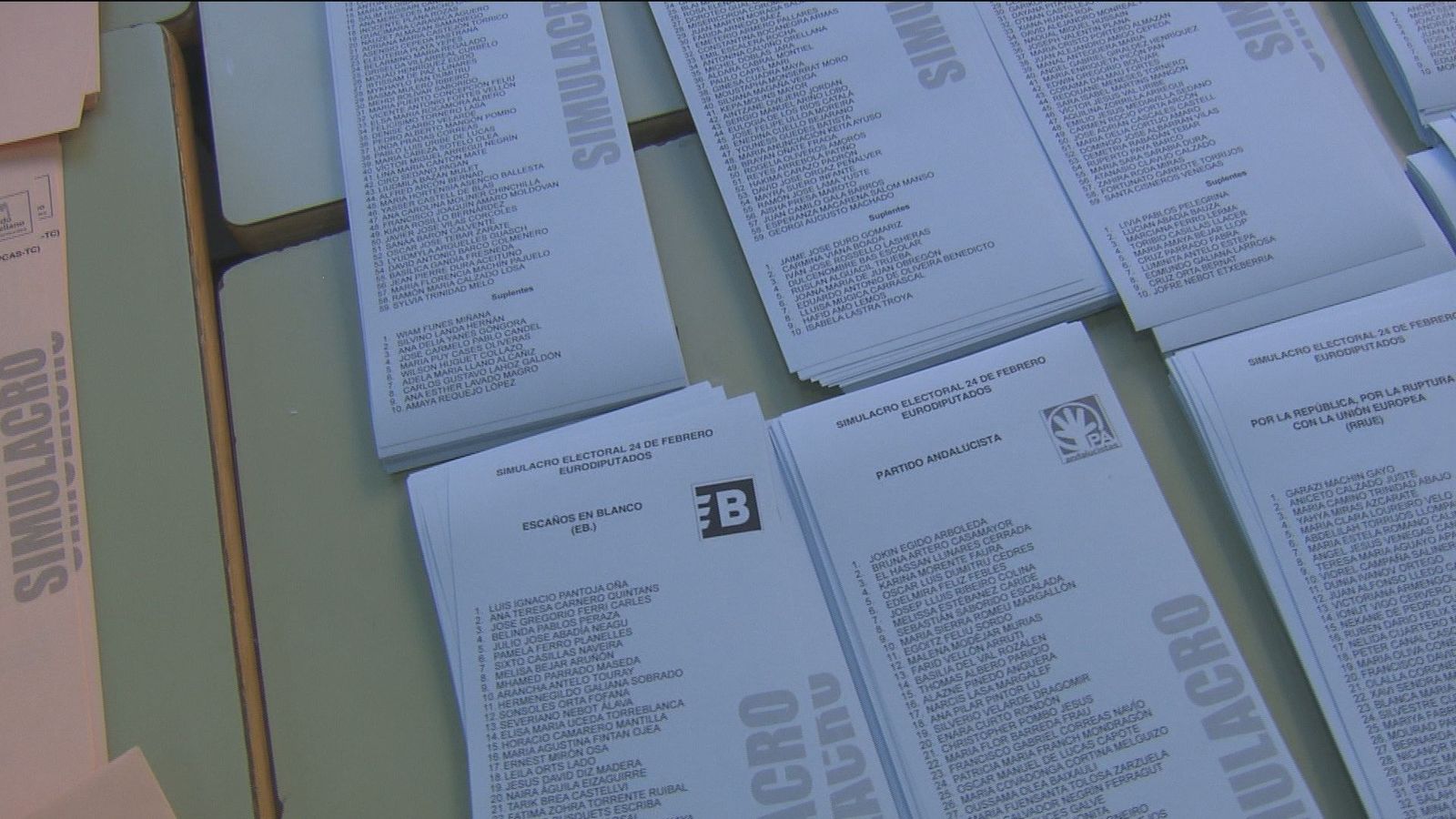 Simulacro electoral para personas con discapacidad intelectual en Madrid