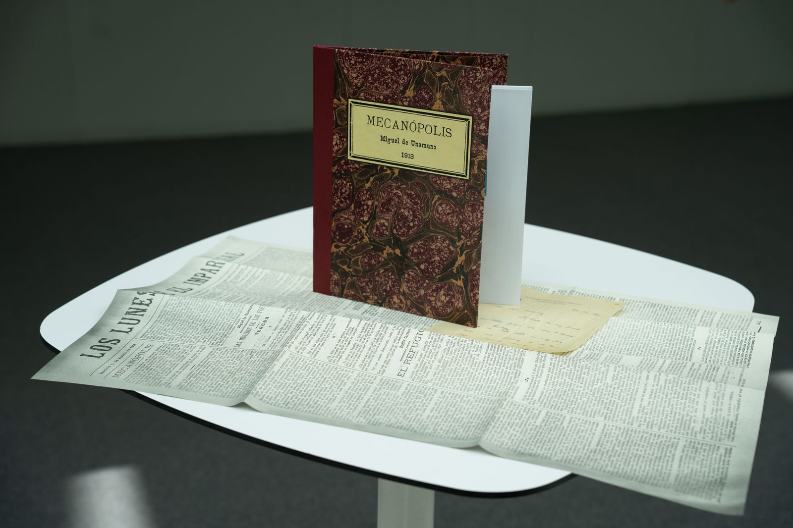 Facsímil de 'Mecanópolis', obra de Unamuno en el terreno de la ciencia ficción