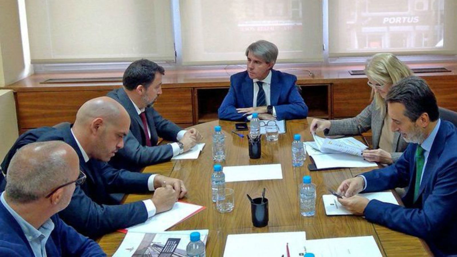 Reunión de Ángel Garrido con el equipo de Gobierno de Rivas Vaciamadrid