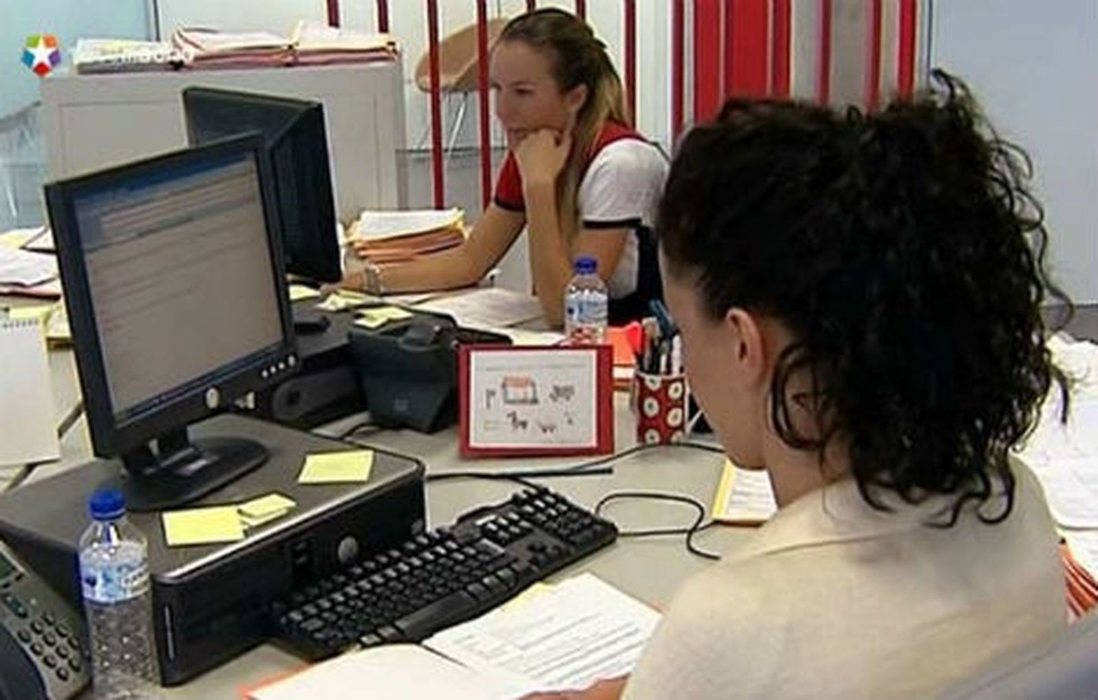 Oficinistas trabajo
