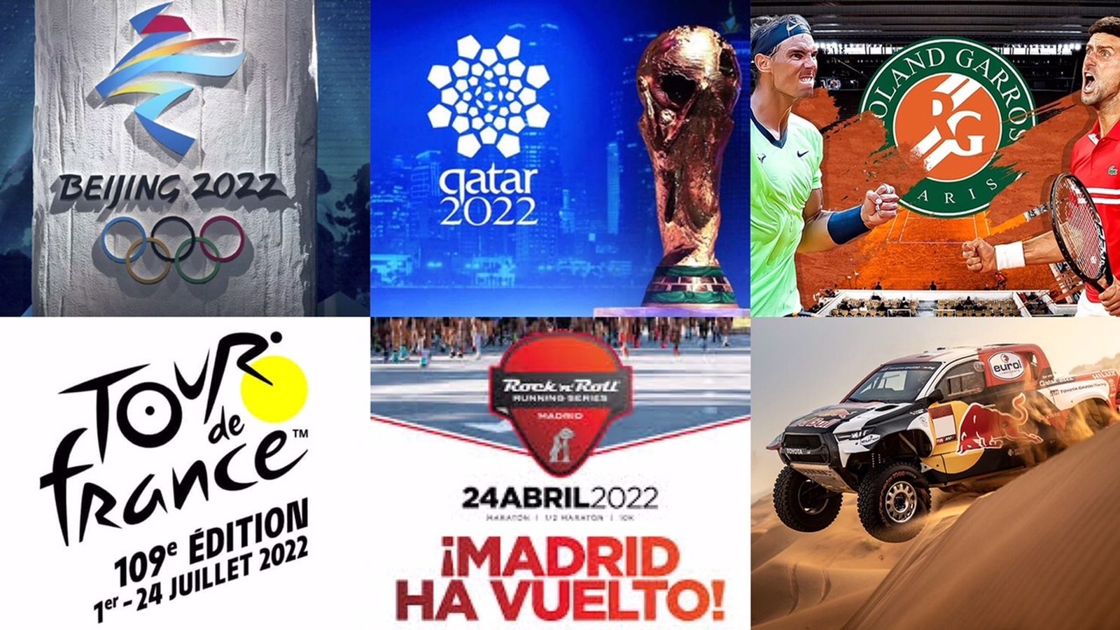 Las grandes competiciones deportivas en 2022