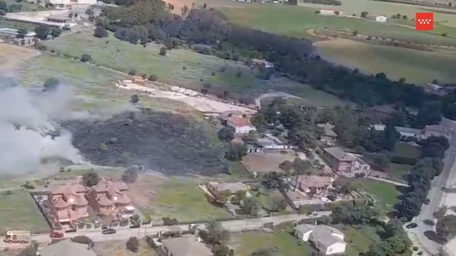 Incendio forestal Santorcaz.