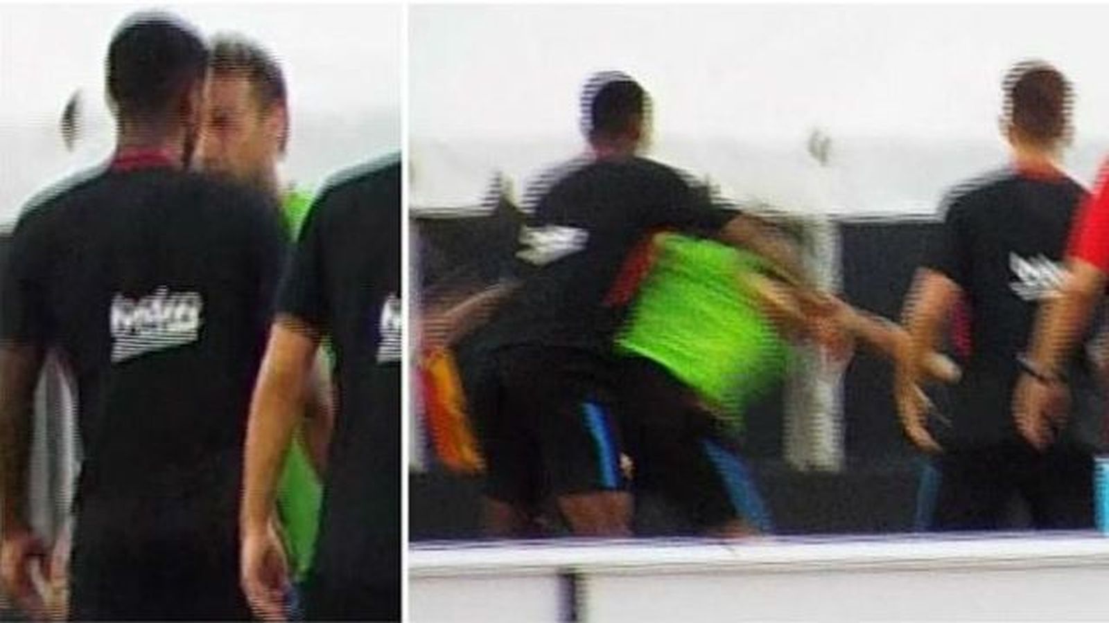 Neymar, a golpes con Semedo