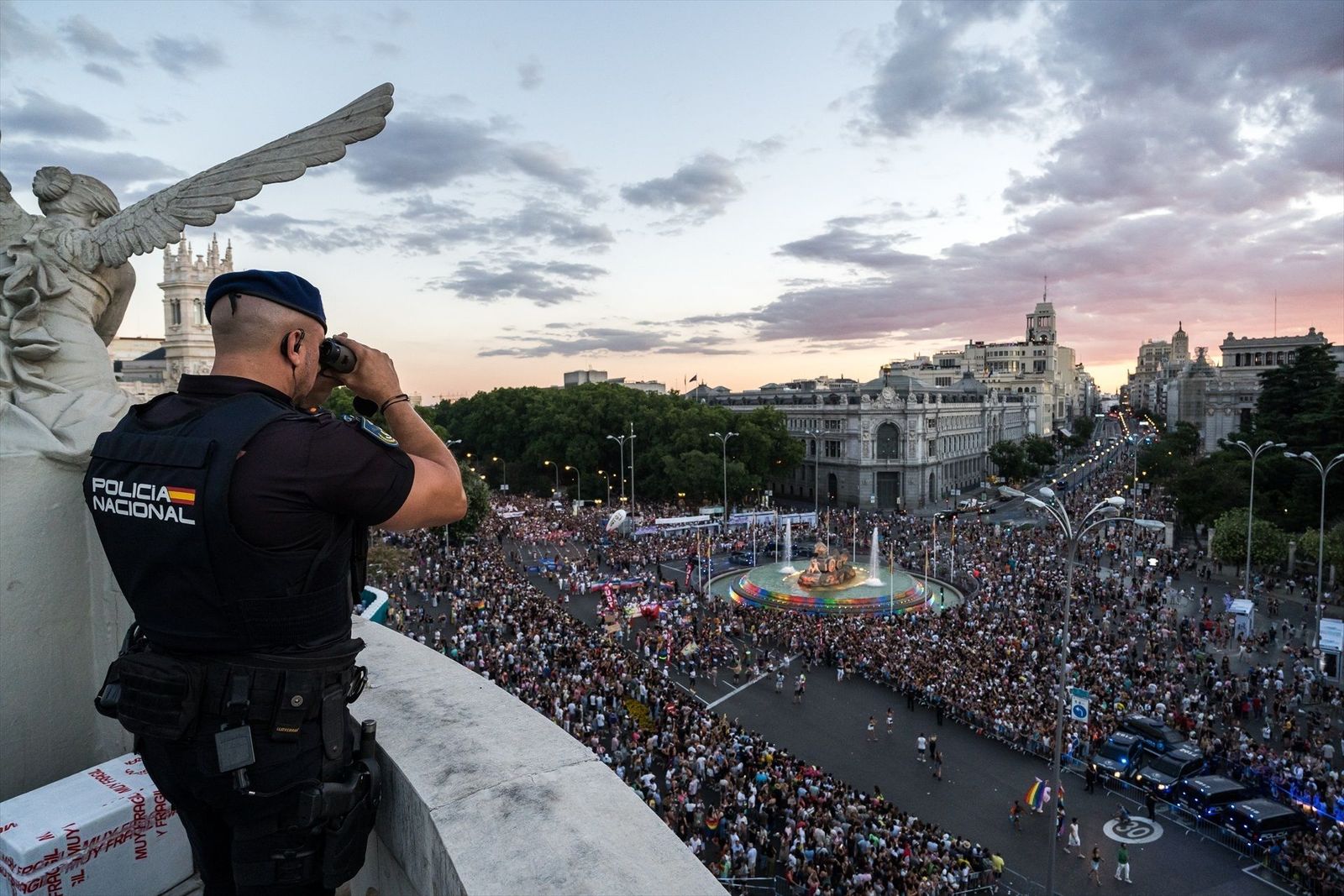 Más de 3.800 agentes de Policía Nacional velarán por la seguridad del Orgullo LGTBI de Madrid