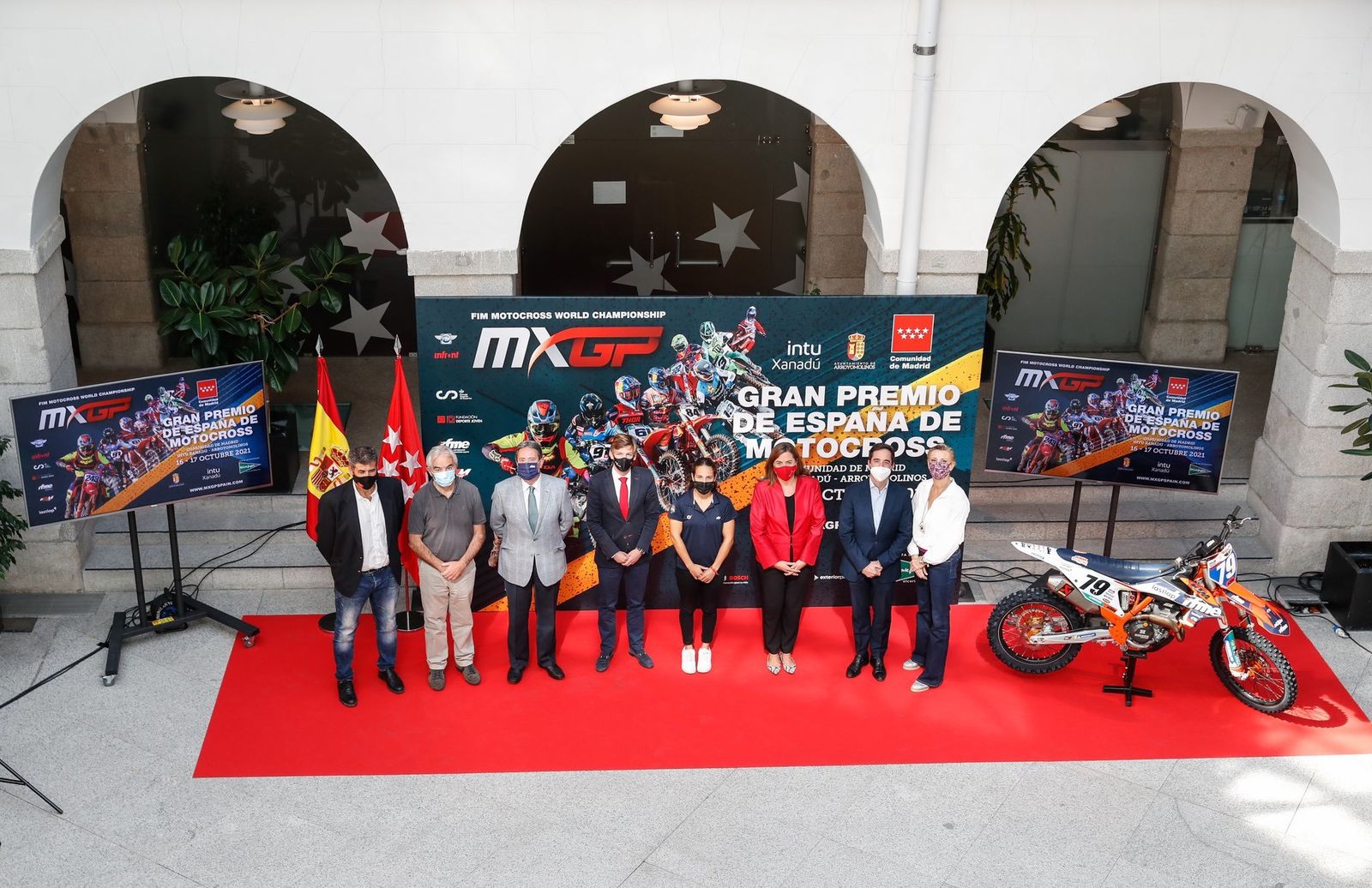Presentación del GP España de Motocross