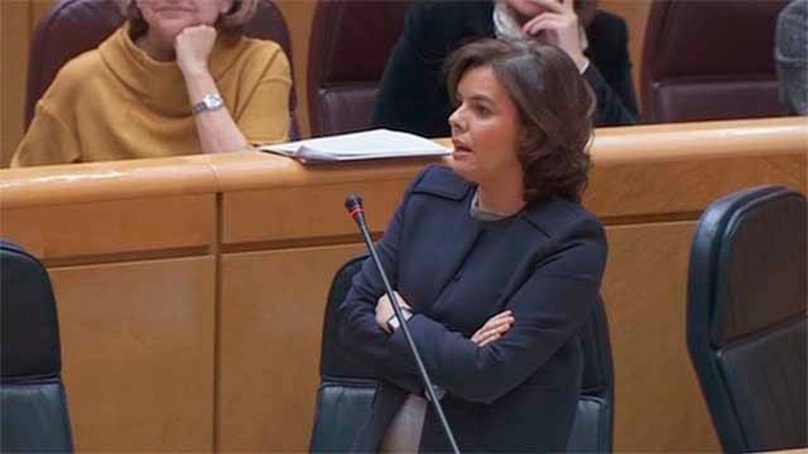 Santamaría a ERC y CDC: "Lo antidemocrático es no cumplir la ley"