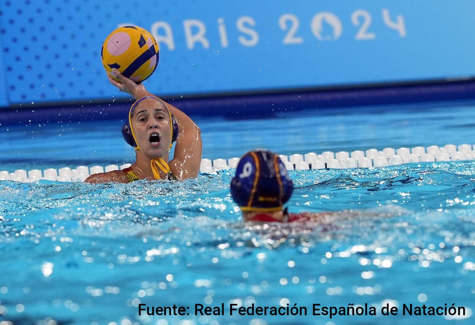 La jugadora de la selección española de waterpolo Pilar Peña