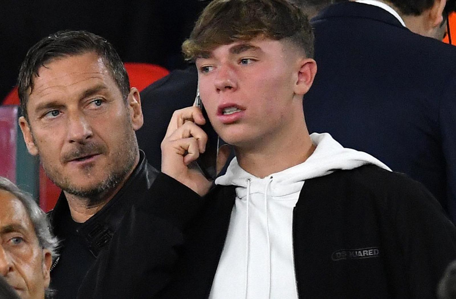 Francesco y Cristian Totti