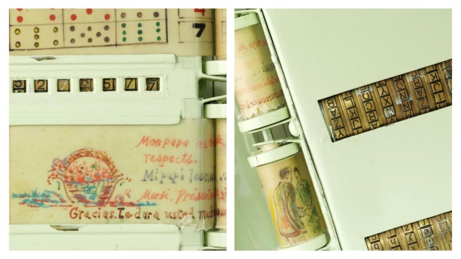 Detalle de la 'Enciclopedia Mecánica' de Doña Angelita