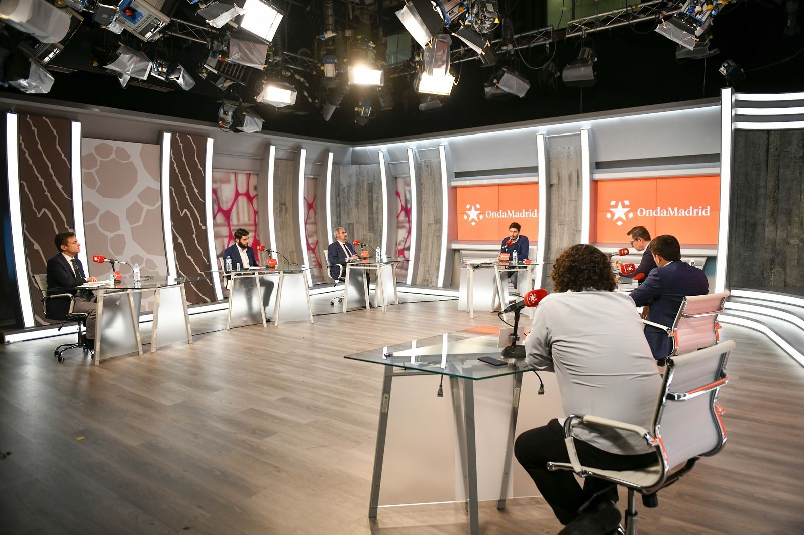 Los seis portavoces parlamentarios de la Asamblea, en 'Madrid, a debate'