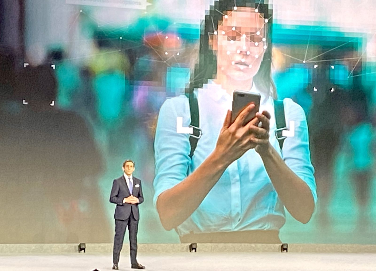 El presidente de Telefónica y de la GSMA, José María Álvarez-Pallete en el MWC22 |