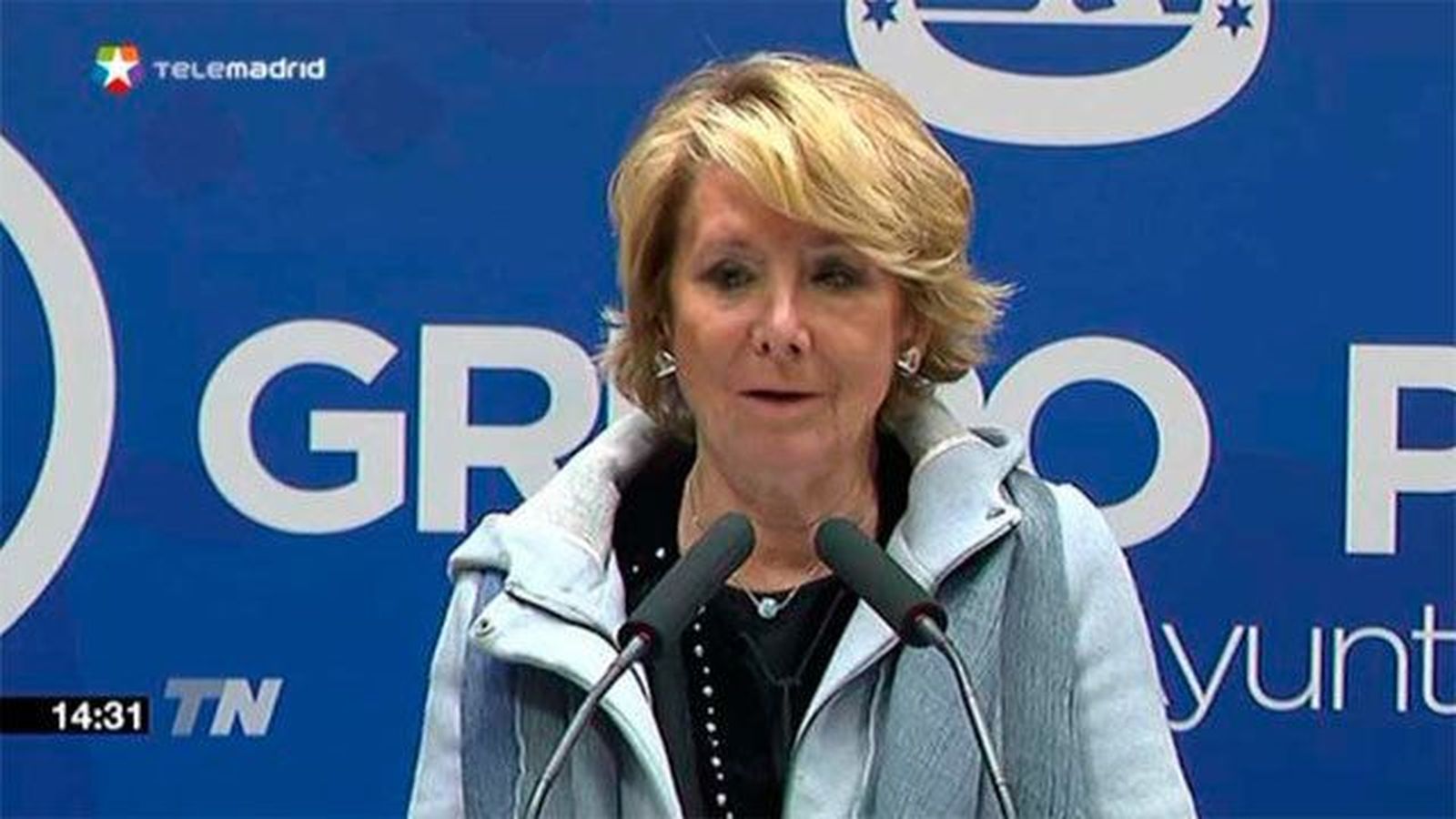 Aguirre vaticina que el PSOE entrará en el Gobierno municipal tras el 20-D
