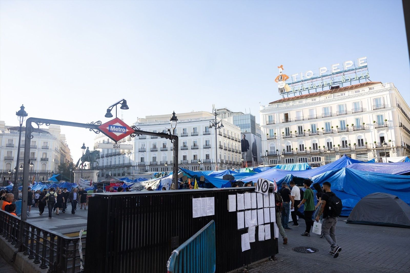 Ayuso anuncia el cierre temporal de estación de Sol a las 12:00 horas para realizar trabajos de limpieza y seguridad urgentes