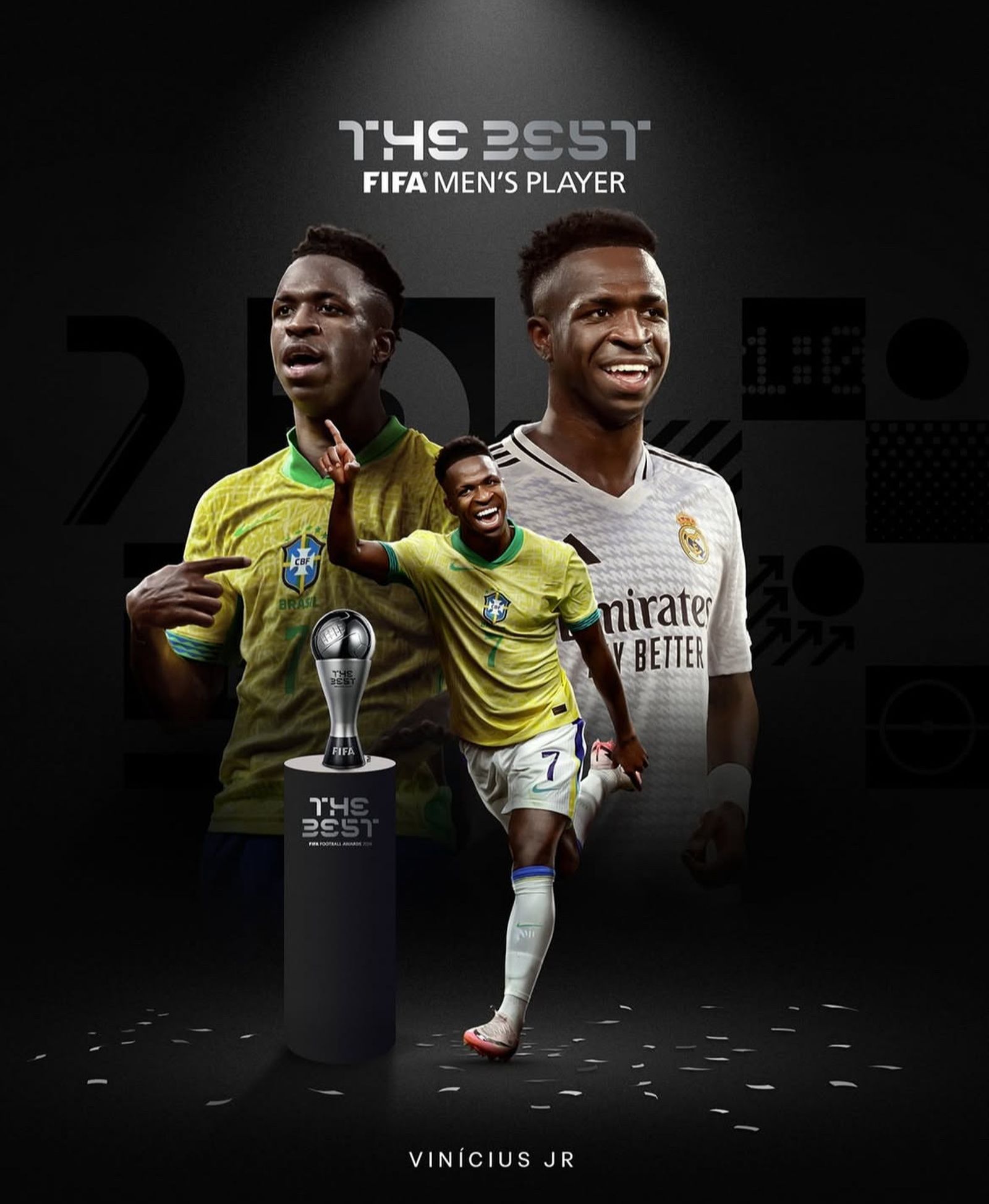 Vini Jr, mejor futbolista de la temporada según The Best