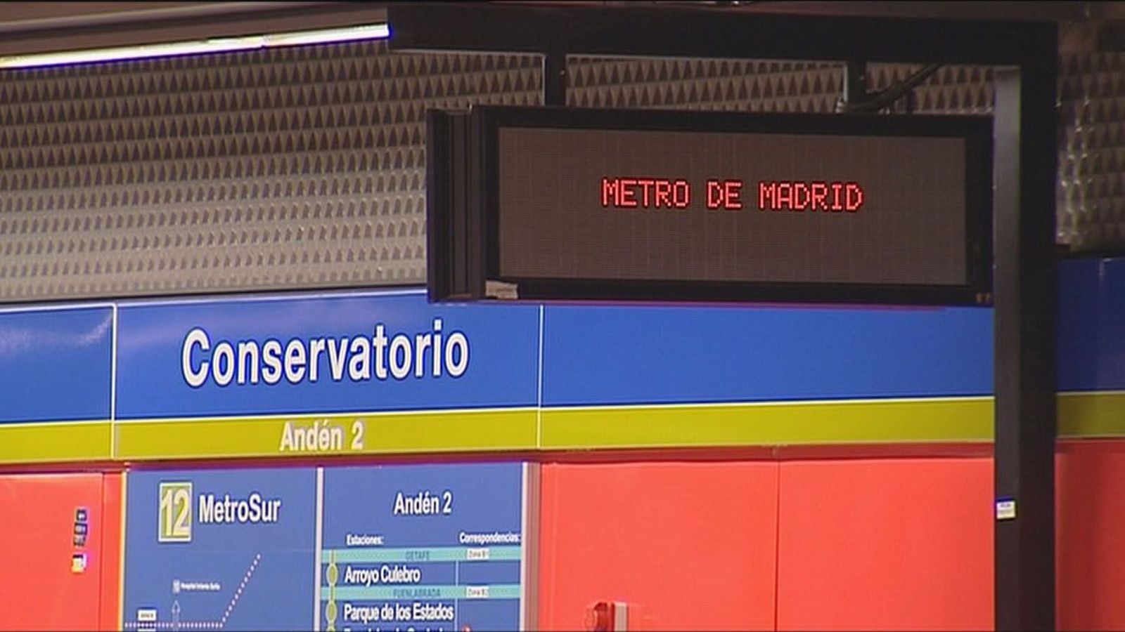 Metro inspeccionará Metrosur en Getafe entre Alonso de Mendoza y Conservatorio